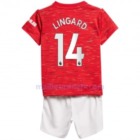 Maillot de Foot Manchester United Jesse Lingard 14 Domicile 2020-21 - Enfant